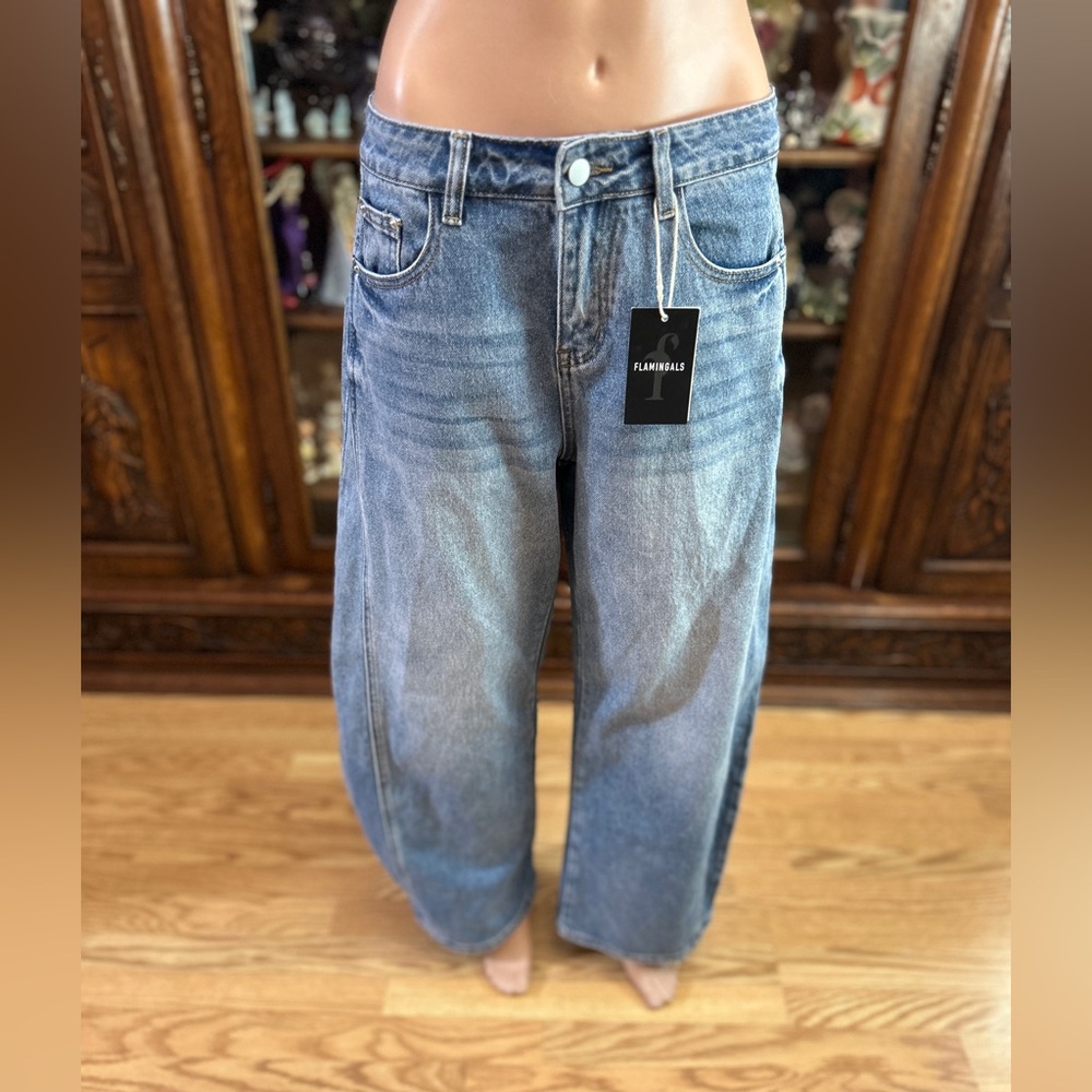 Flamingals Jeans size L - Picture 5 of 8